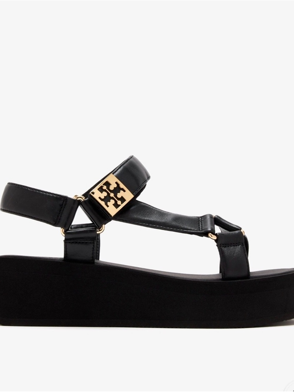 Tory Burch Mellow platform sandals Black Leather Platform Sandal